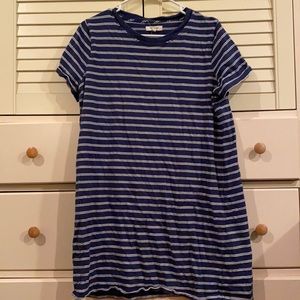 Stripped short dress